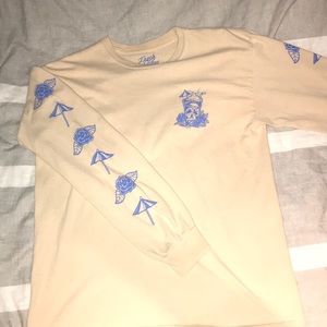 Cream Long Sleeve Tee (Tillys)